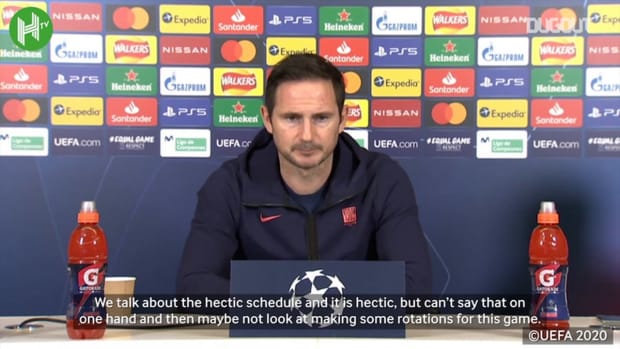 Lampard expects to rotate for 'tough' Sevilla clash